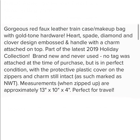 Estée Lauder Limited Edition Train Case ♠️🆕♠️ - Picture 9 of 10